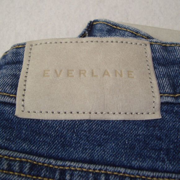 NEW Everlane The Curvy 90s Cheeky Crop Blue Denim Jean Organic Cotton Size 18/20 - Picture 13 of 13